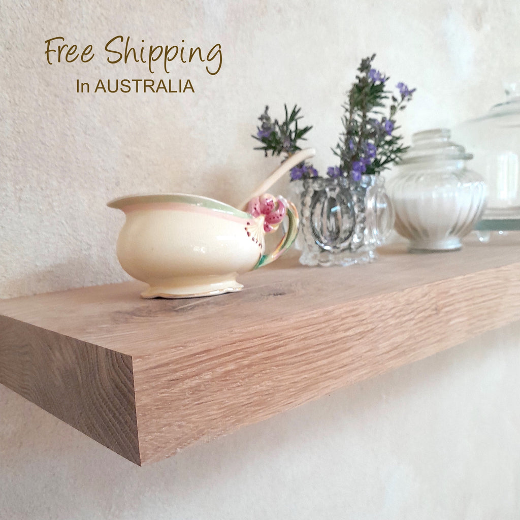 Floating Shelf American Oak wood Perth Australia