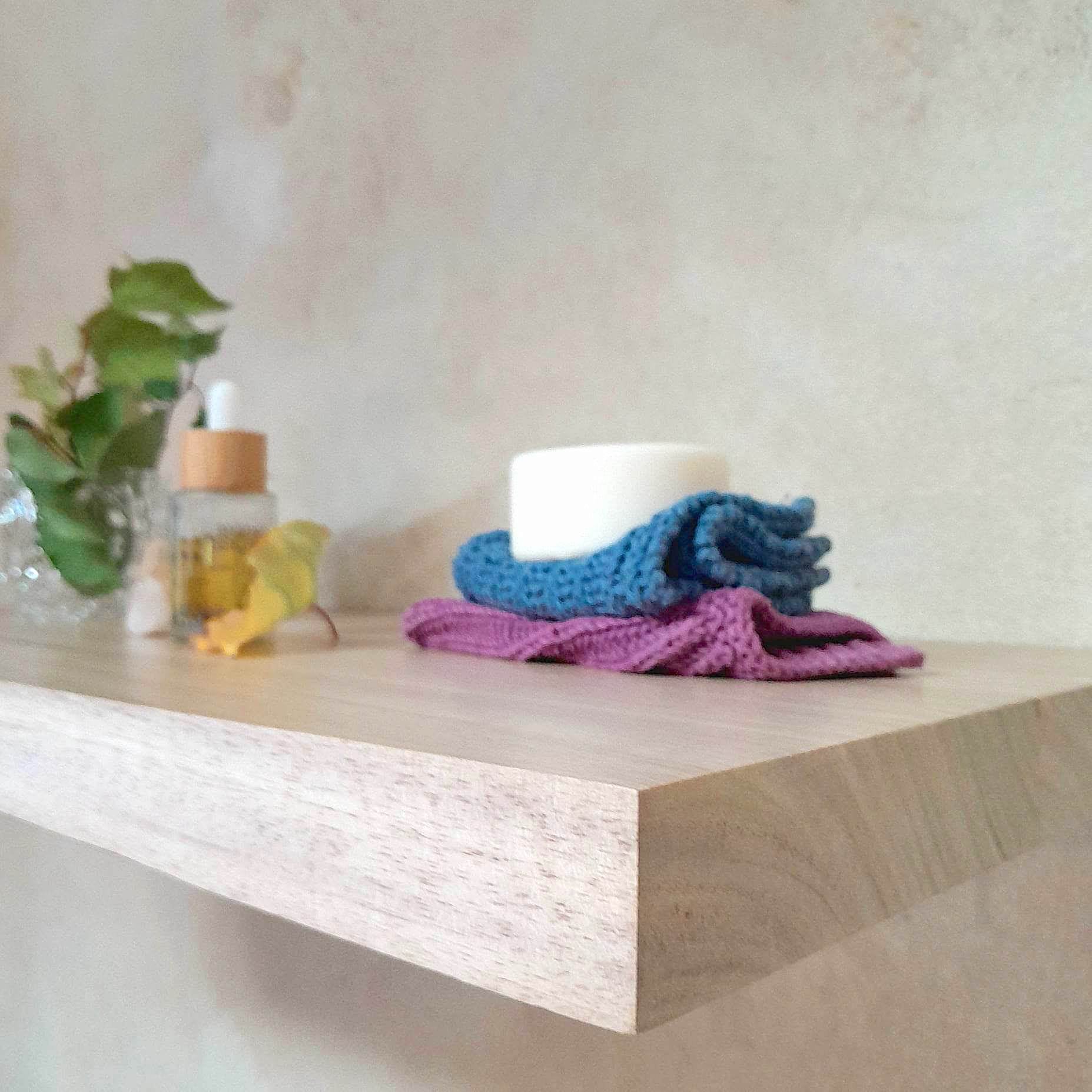 Floating shelves Glacial Oak Scandi style Australia