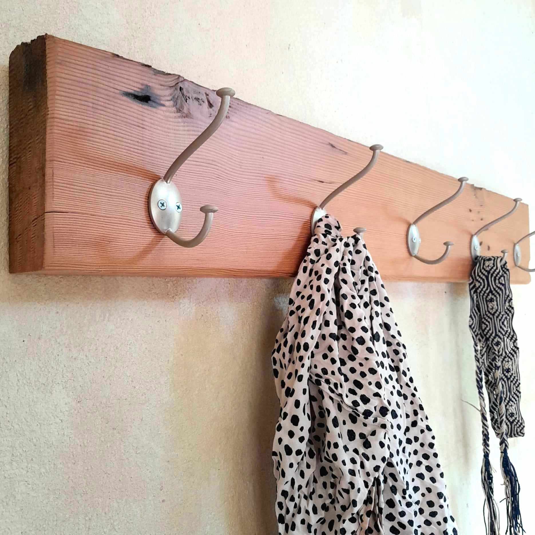 Reclaimed wooden Coat Rack Oregon Pine Perth Australia