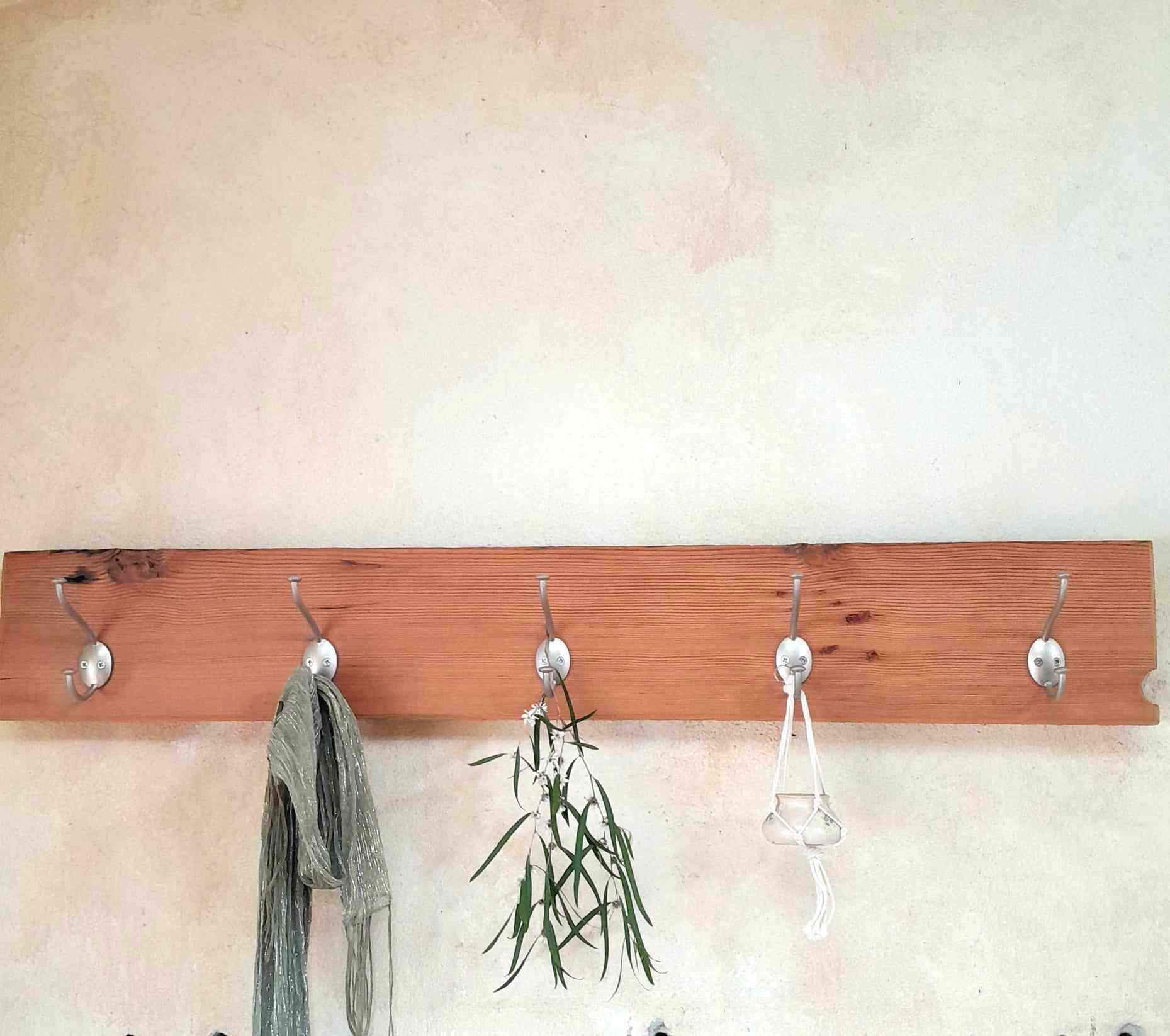 Reclaimed wooden Coat Rack Oregon Pine Perth Australia
