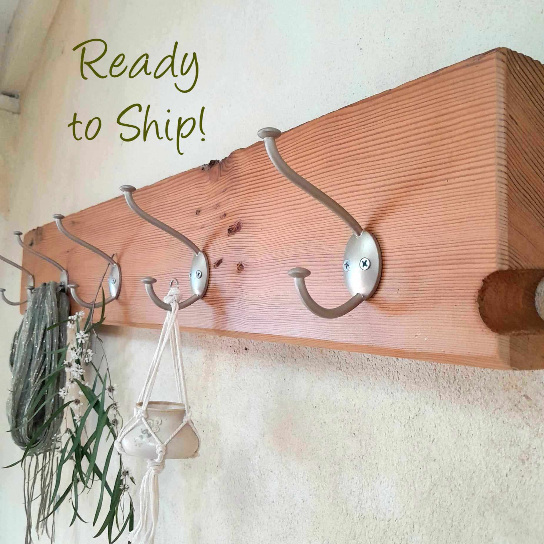 Reclaimed wooden Coat Rack Oregon Pine Perth Australia