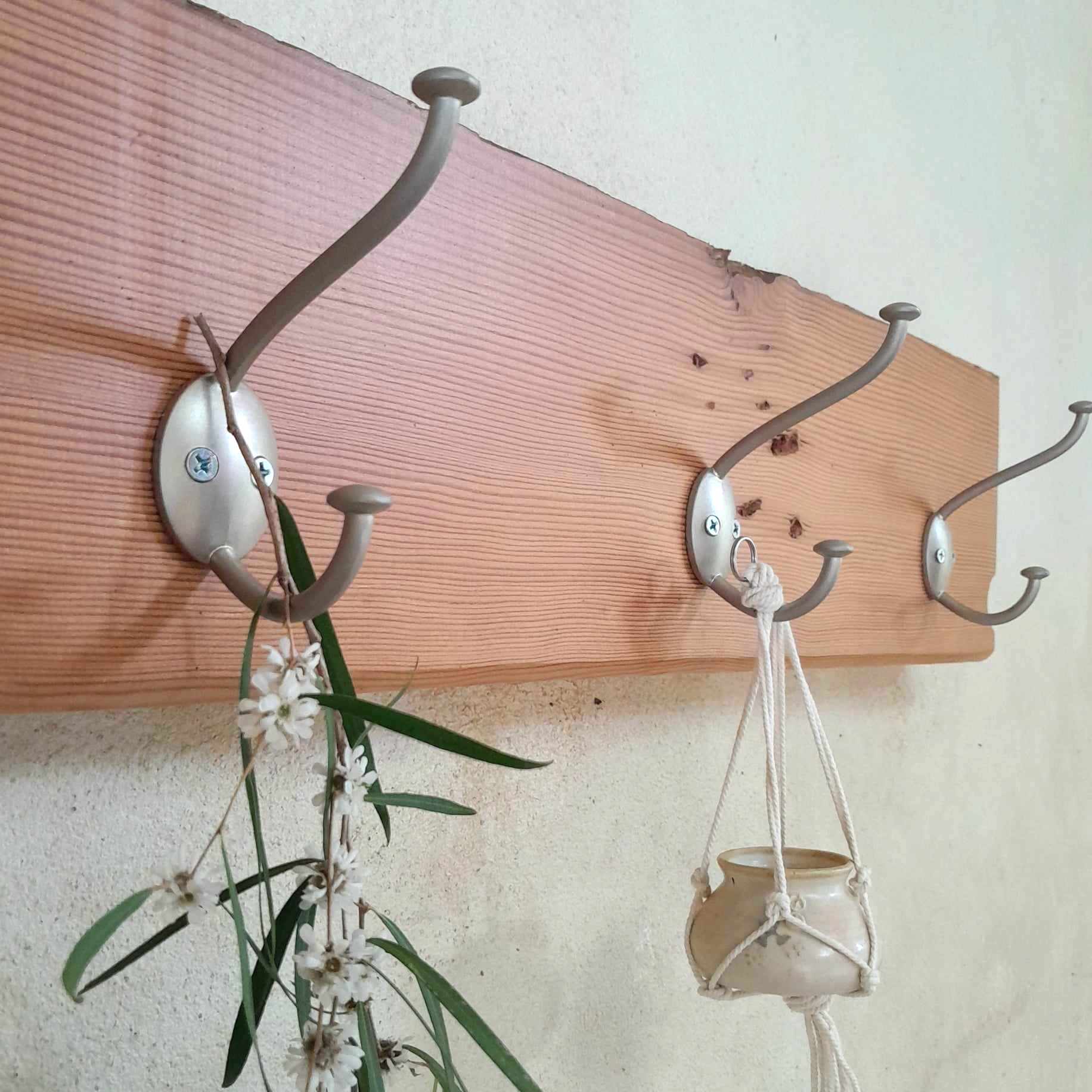 Reclaimed wooden Coat Rack Oregon Pine Perth Australia