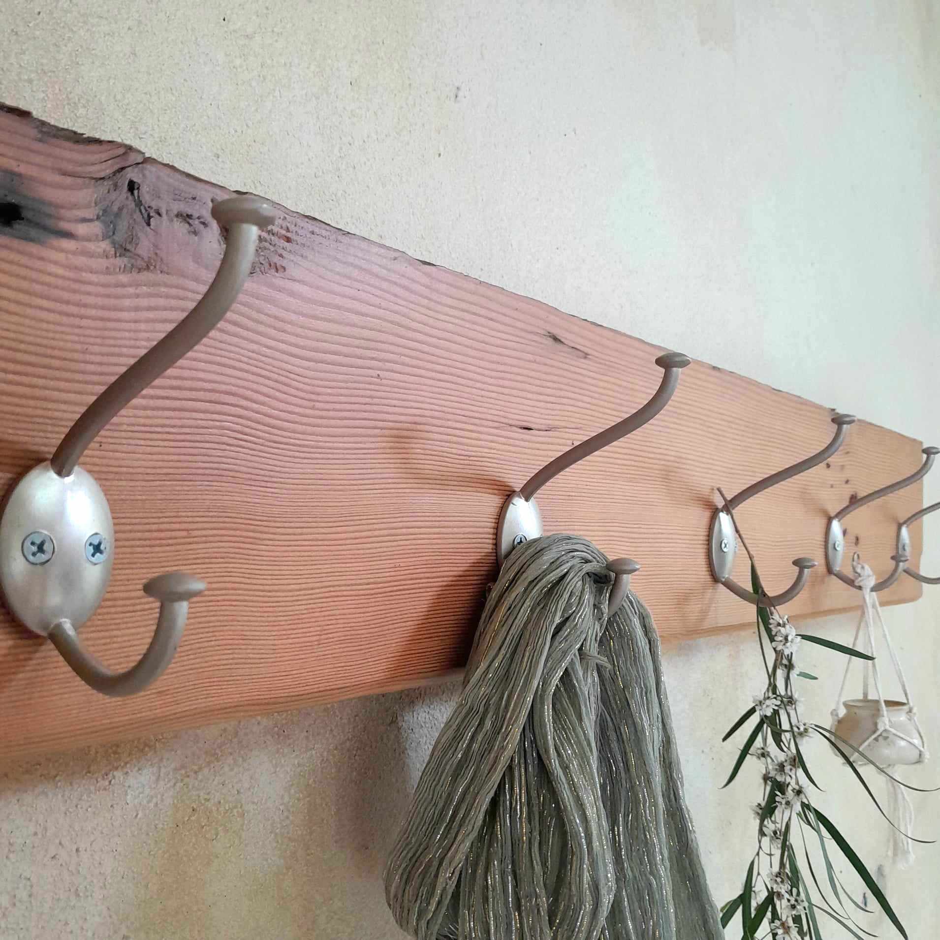 Reclaimed wooden Coat Rack Oregon Pine Perth Australia