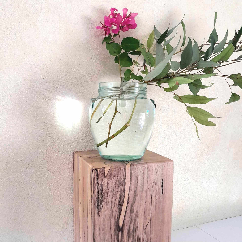 Plant Stand Wooden Marri Timber Stump block Perth Australia