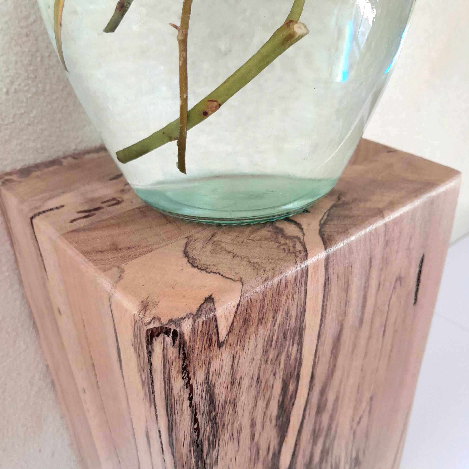 Plant Stand Wooden Marri Timber Stump block Perth Australia