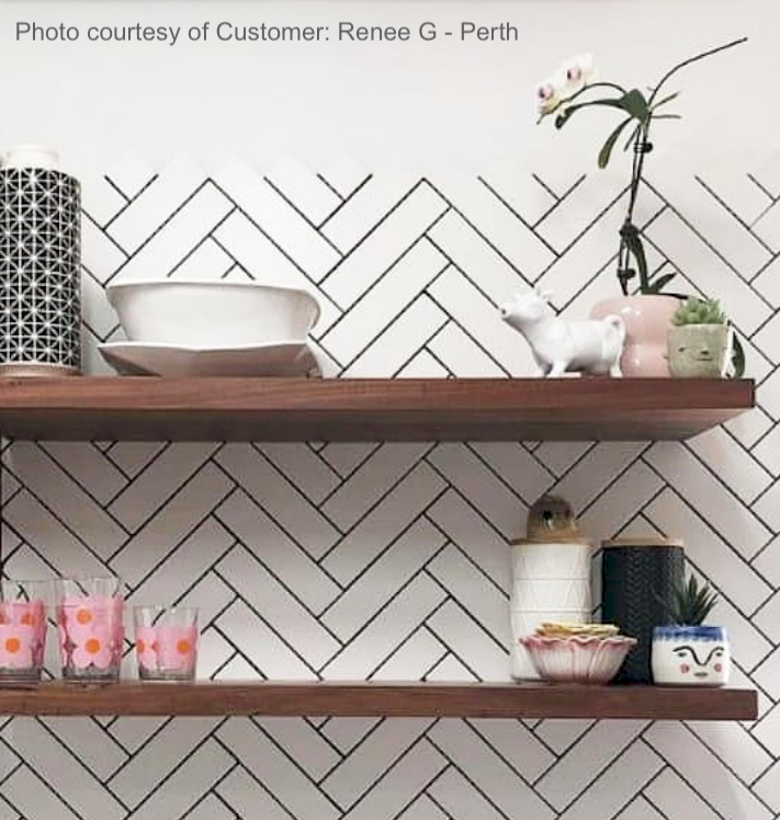 Floating shelf Solid Wood Perth Jarrah 50cm-120cm