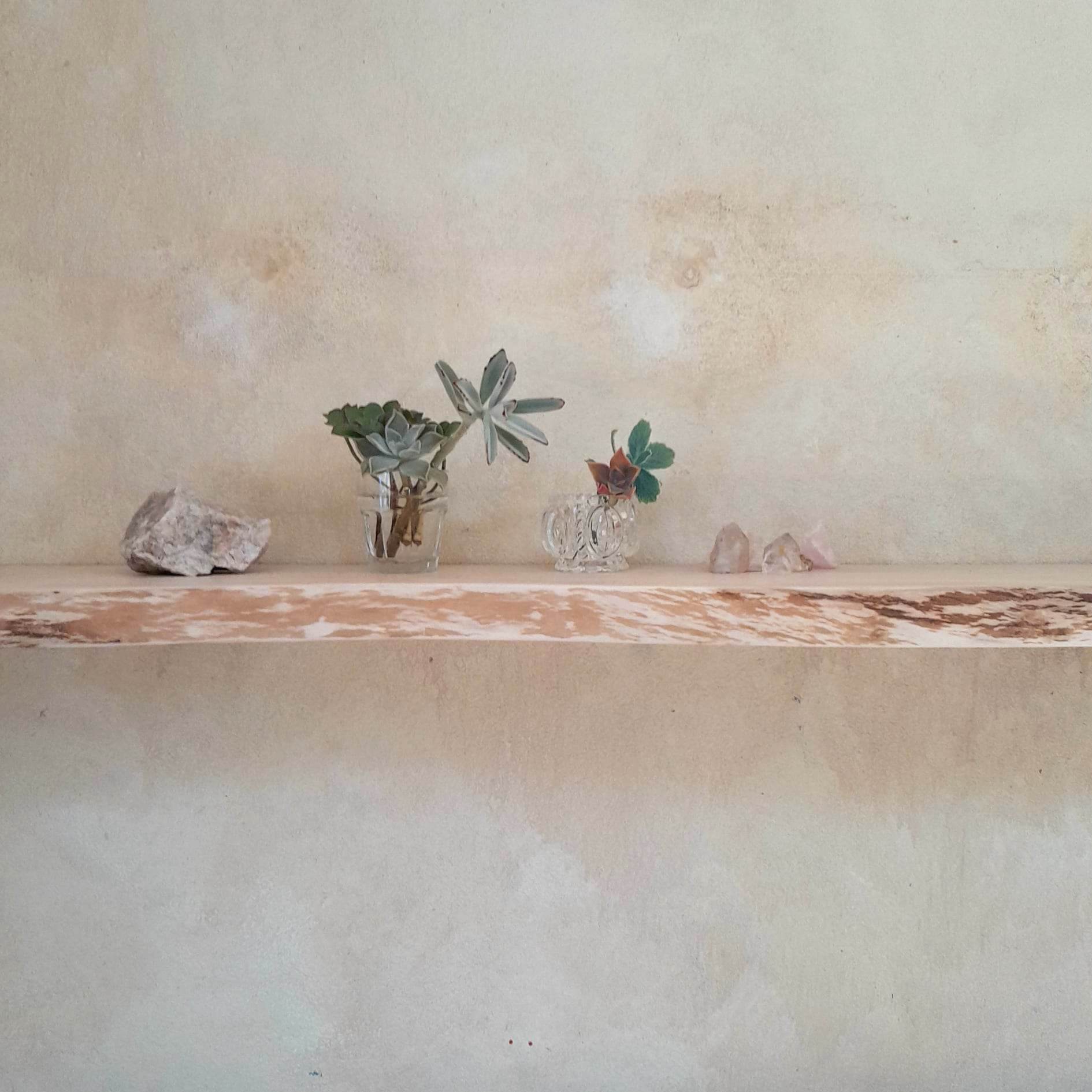SOLD OUT Coastal Style Floating shelves pale White Gum