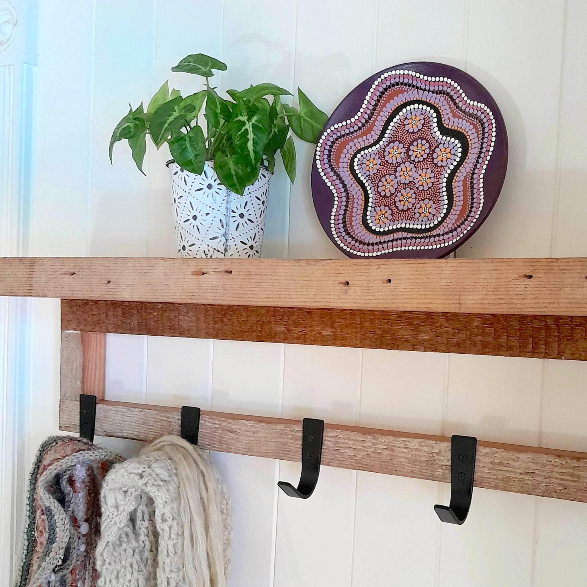 Oregon Pine Coat Rack Rustic Timber Hat Rack Rustic Perth Australia