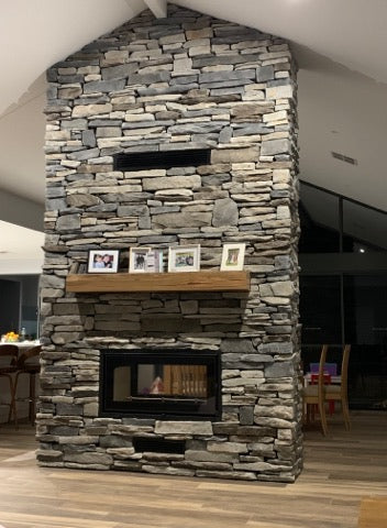 Fireplace Mantel Floating Marri Timber Perth Australia