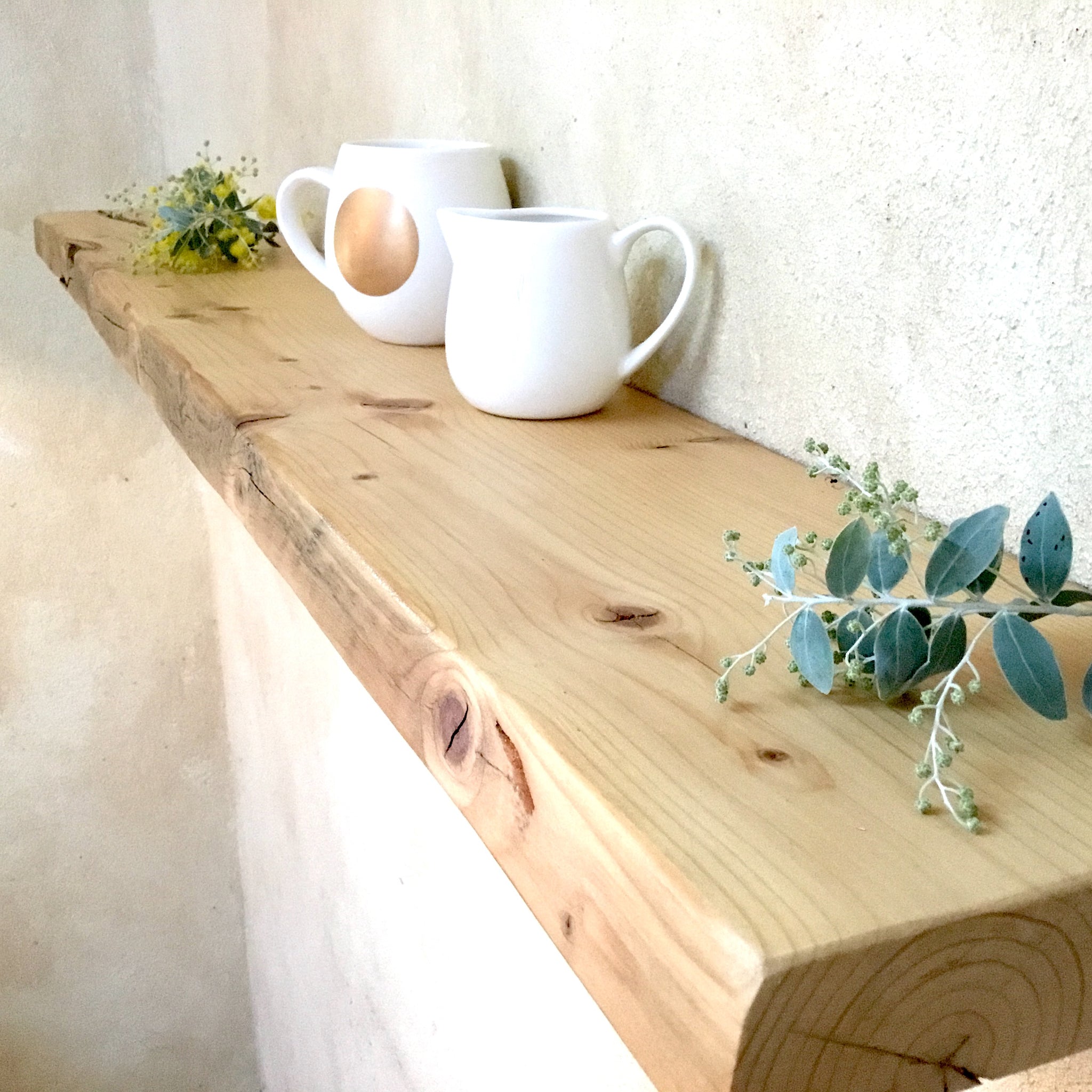 Reclaimed Baltic Pine timber Floating Shelf