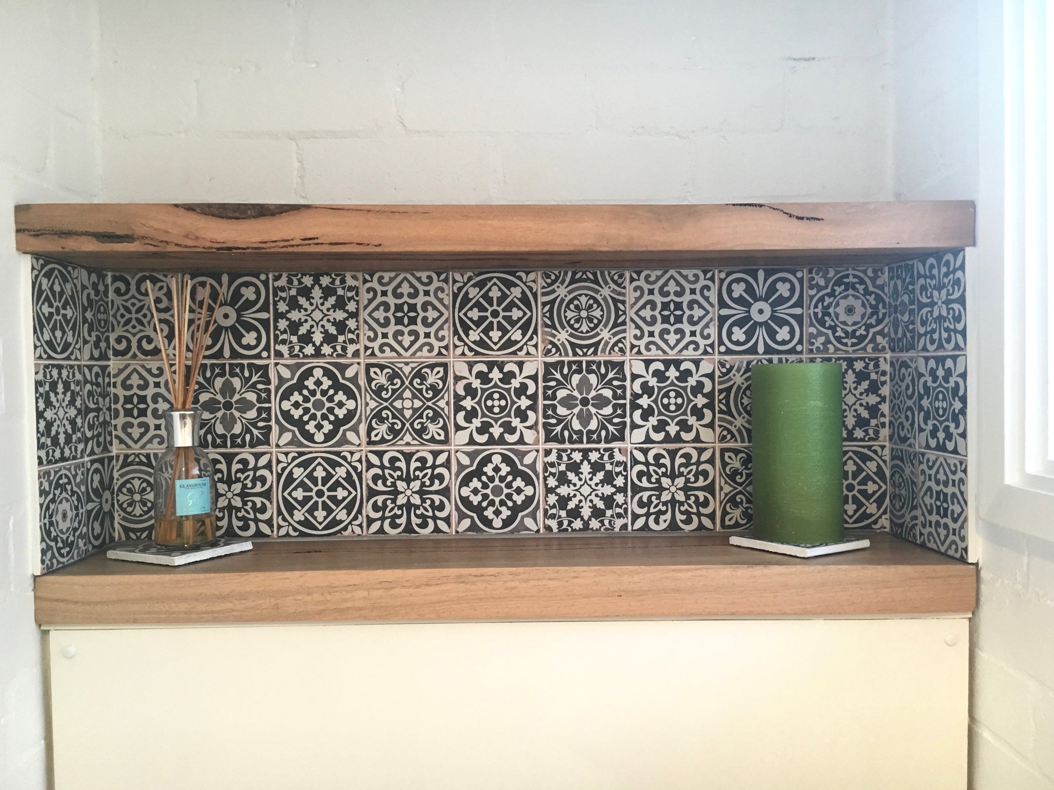 Floating shelf Australia wooden Perth Marri 50-120 cm