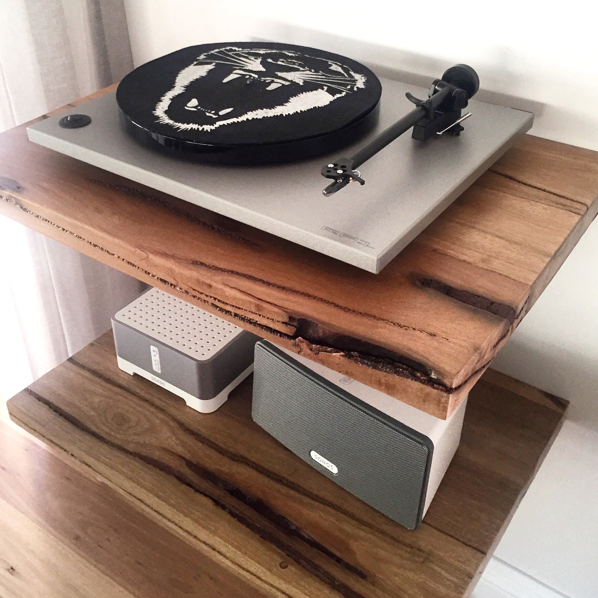 Floating shelf Australia wooden Perth Marri 50-120 cm