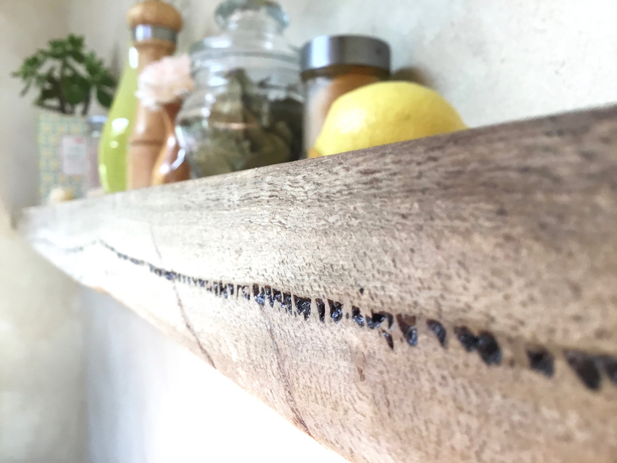 Long Floating shelves solid wood Marri Australia