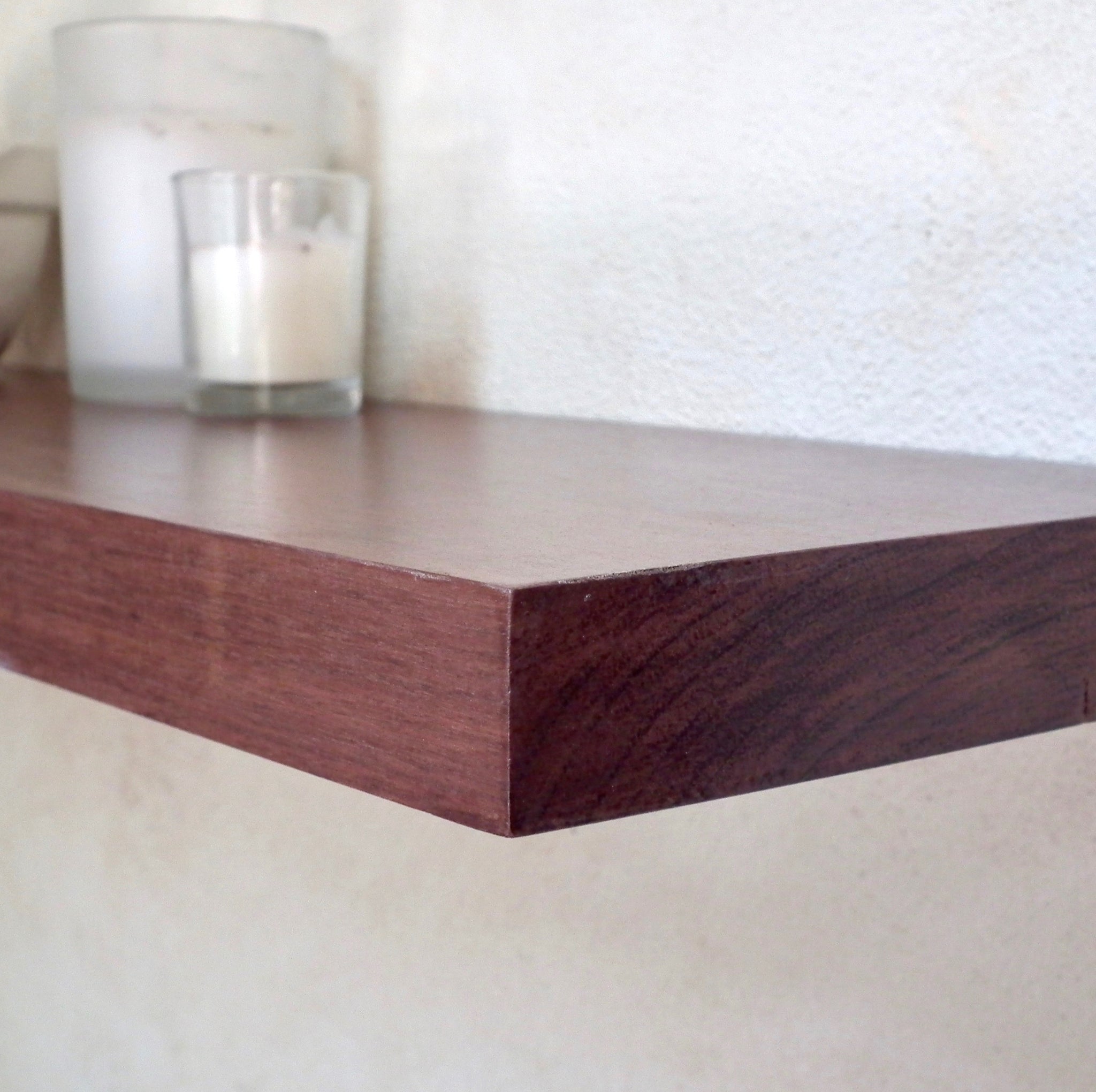 Floating shelf Solid Wood Perth Jarrah 50cm-120cm