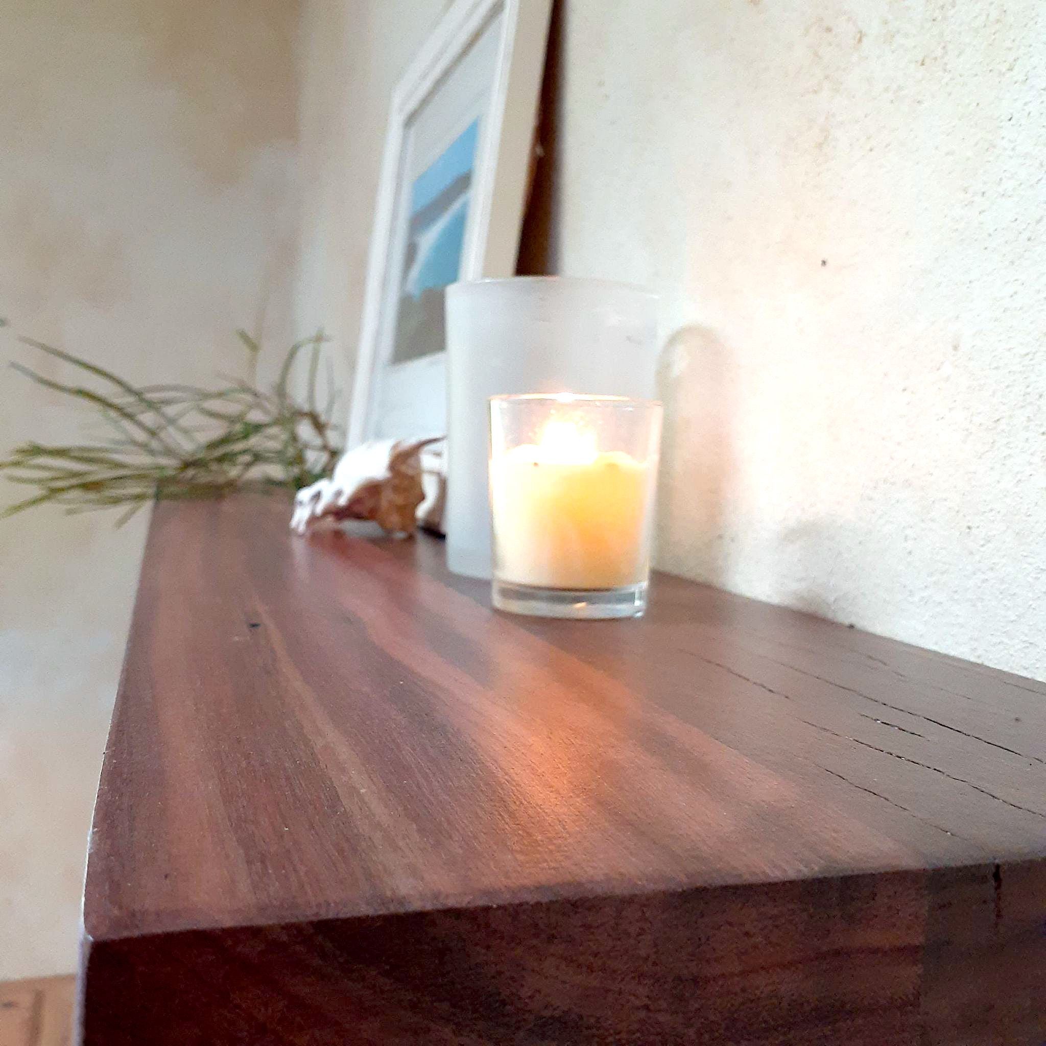 Fireplace Mantel Floating reclaimed Jarrah Timber Perth