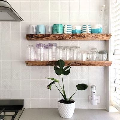 Floating Shelves Live edge Marri Perth Australia