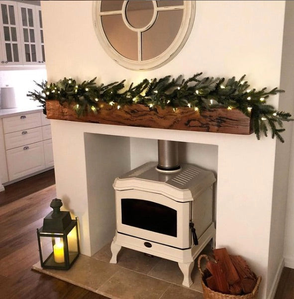 Fireplace Mantel Floating Marri Timber Perth Australia