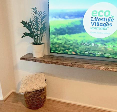 Floating shelves Live edge Marri timber from 90cm LONG Perth Australia