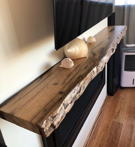 Floating shelves Live edge Marri timber from 90cm LONG Perth Australia