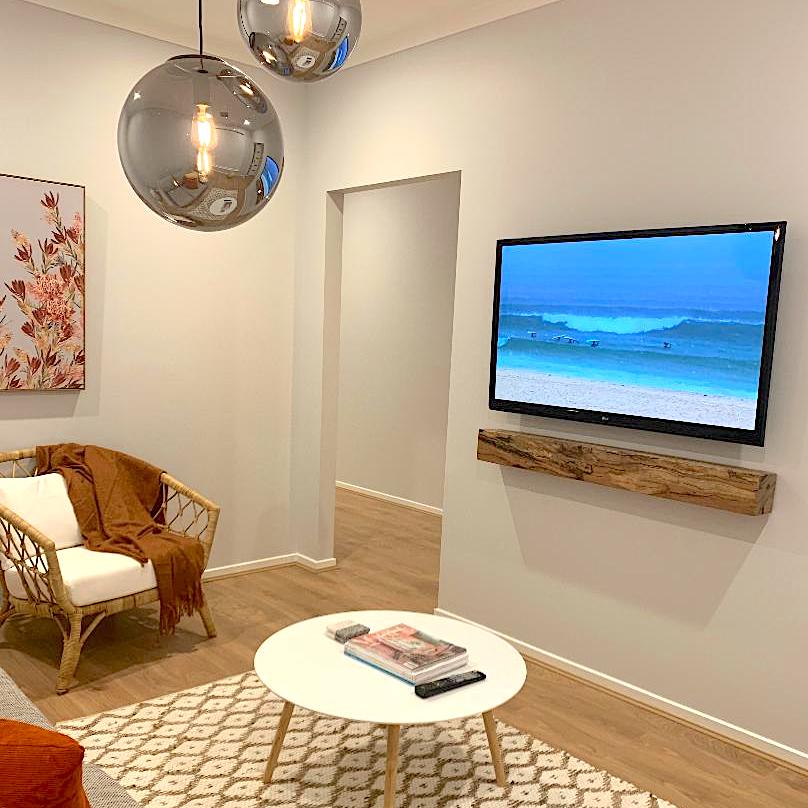 Fireplace Mantel Floating Marri Timber Perth Australia