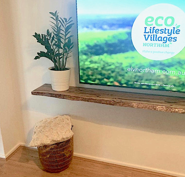 Floating Shelves Live edge Marri Perth Australia