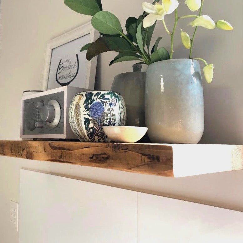 Reclaimed Baltic Pine timber Floating Shelf