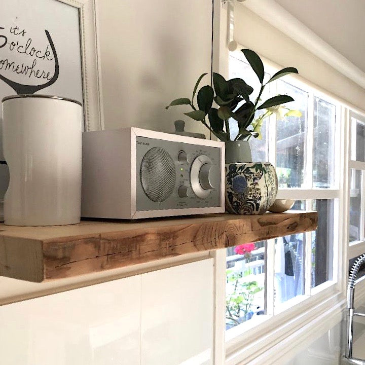 Reclaimed Baltic Pine timber Floating Shelf