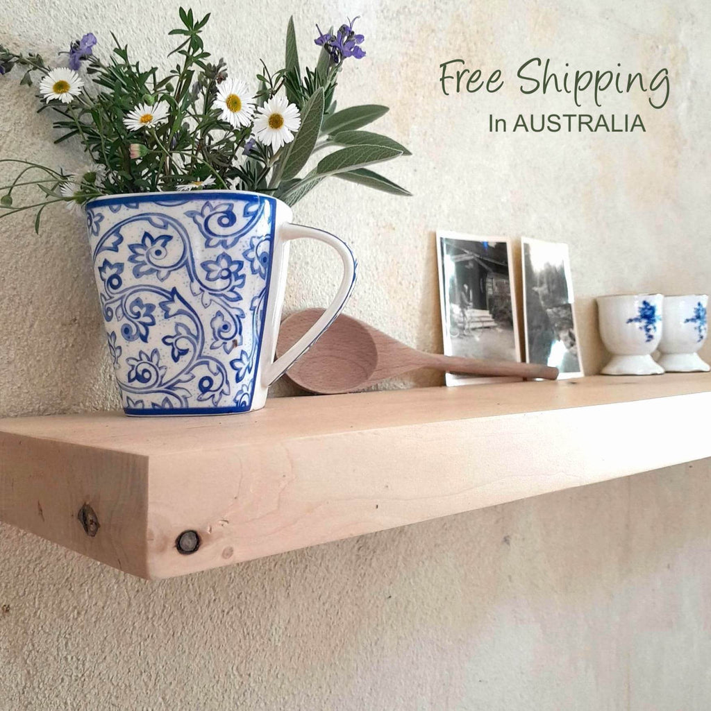 European Maple Floating shelf Australia