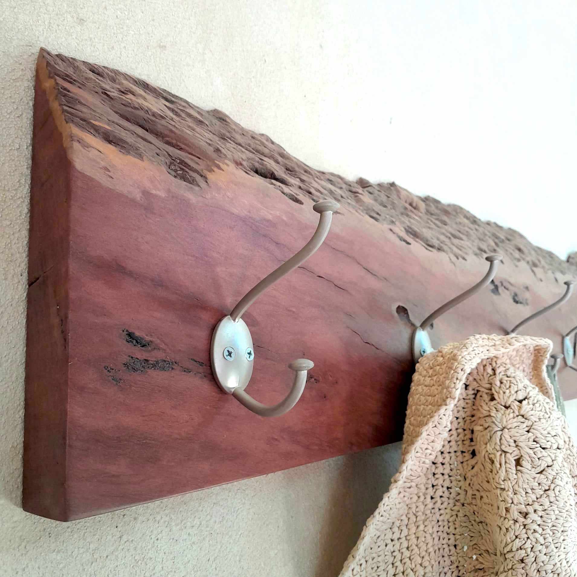 Wooden Custom Made timber Coat Rack wall mounted Perth Australia
