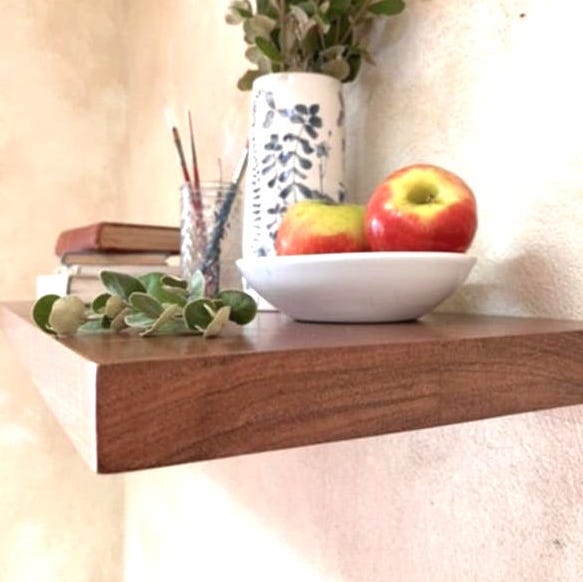 Floating shelf Solid Wood Perth Jarrah 50cm-120cm