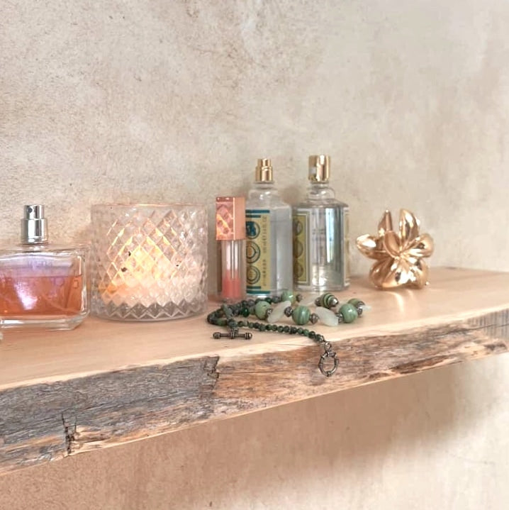 Live edge Floating Shelves Perth | Himalayan Cedar Timber Shelves
