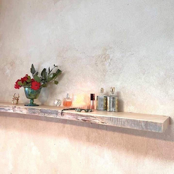 Live edge Floating Shelves Perth | Himalayan Cedar Timber Shelves