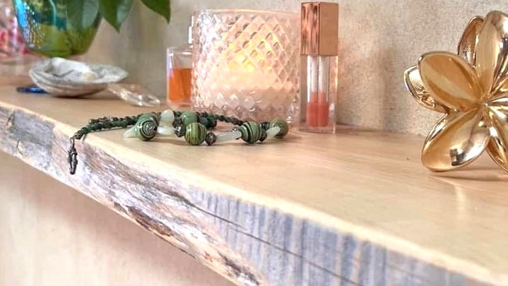 Live edge Floating Shelves Perth | Himalayan Cedar Timber Shelves