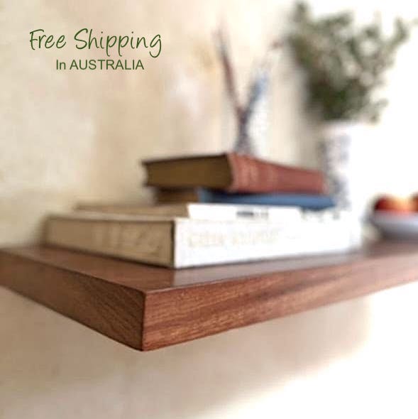 Floating shelf Solid Wood Perth Jarrah 50cm-120cm