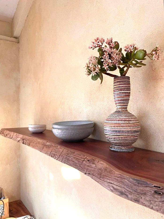 Jarrah Floating Shelves Live edge Perth | Handmade Australian Timber 90cm+