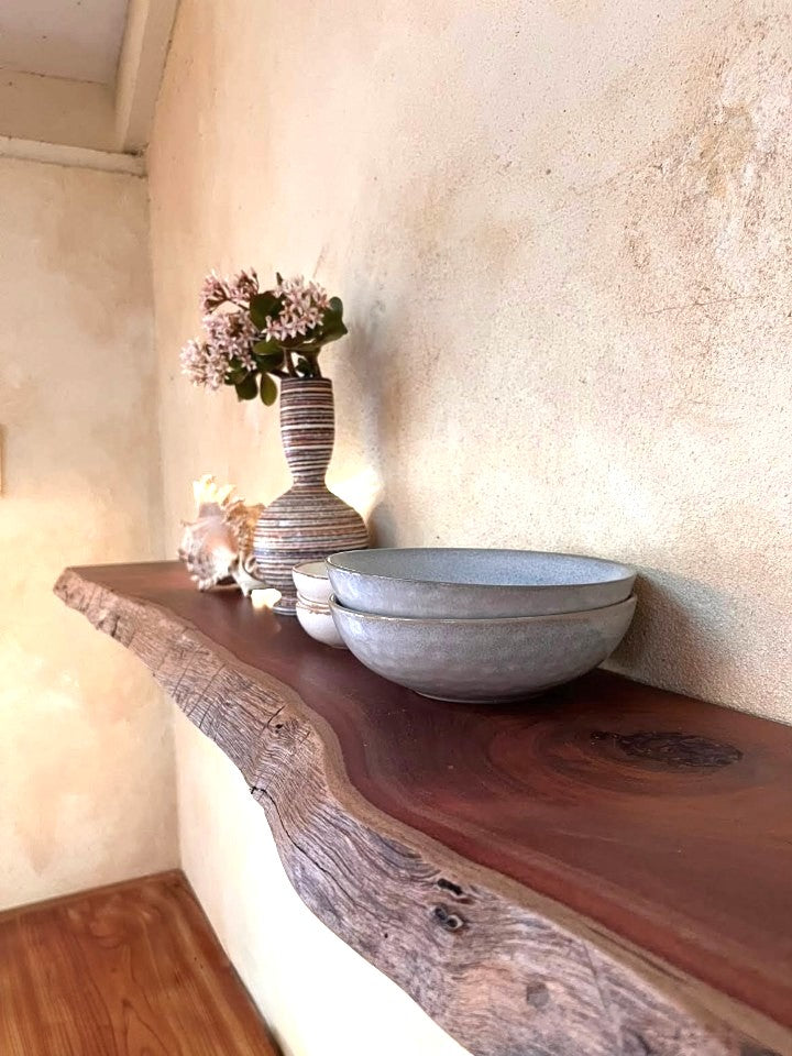 Jarrah Floating Shelves Live edge Perth | Handmade Australian Timber 90cm+