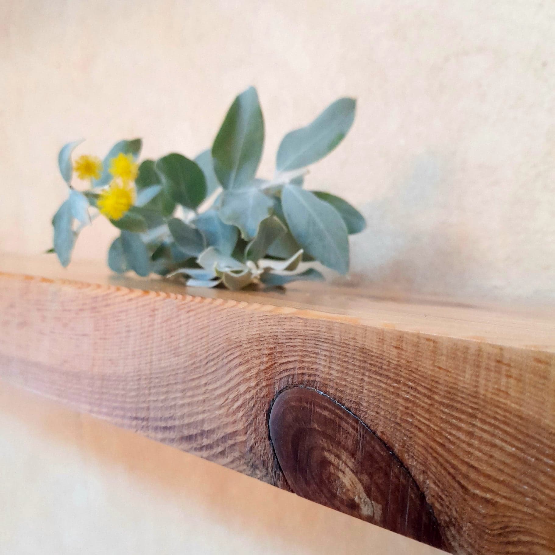 Reclaimed Baltic Pine timber Floating Shelf